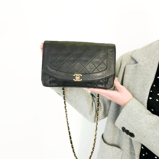 Chanel Diana Lambskin Medium Flap Bag TWS