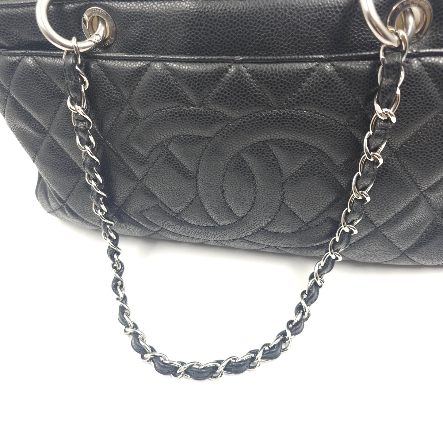 Chanel Calfskin Leather Timeless shopping tote bag TWS