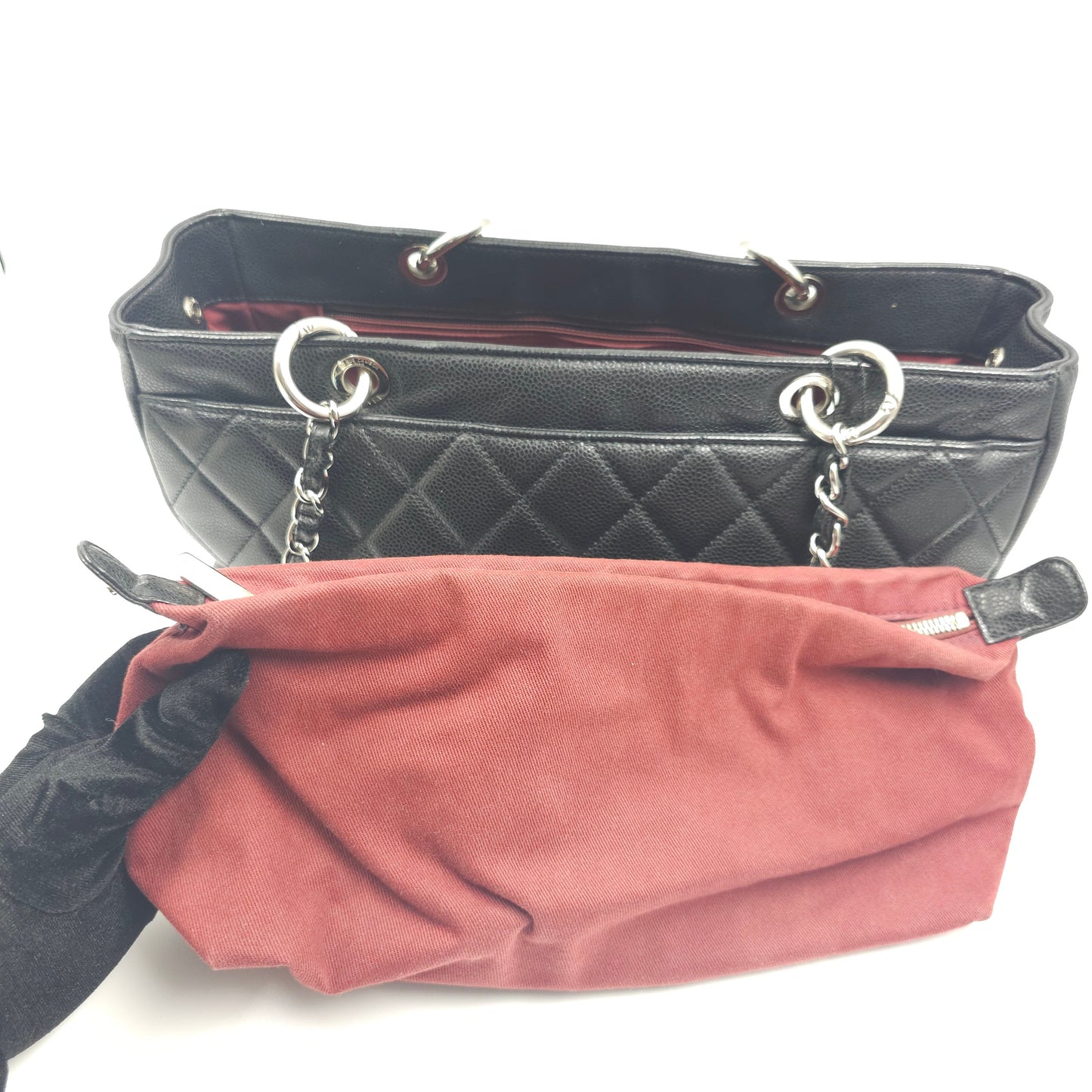 Chanel Calfskin Leather Timeless shopping tote bag TWS