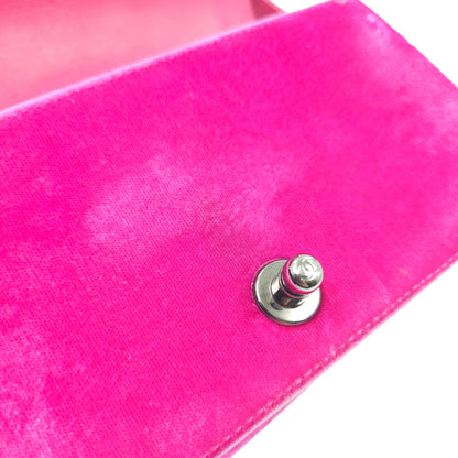 Chanel Pink Velvet Small LeBoy Bag TWS