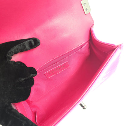 Chanel Pink Velvet Small LeBoy Bag TWS
