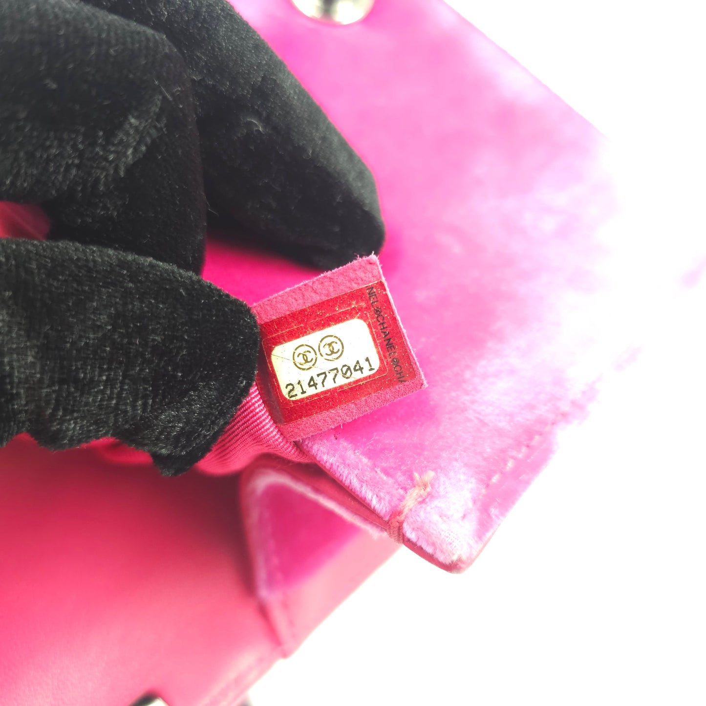 Chanel Pink Velvet Small LeBoy Bag TWS