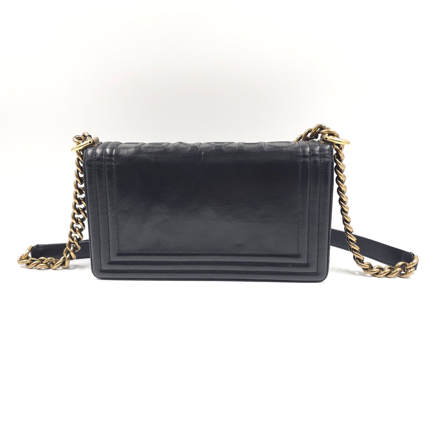 Chanel Black Lambskin Medium LeBoy Flap bag TWS