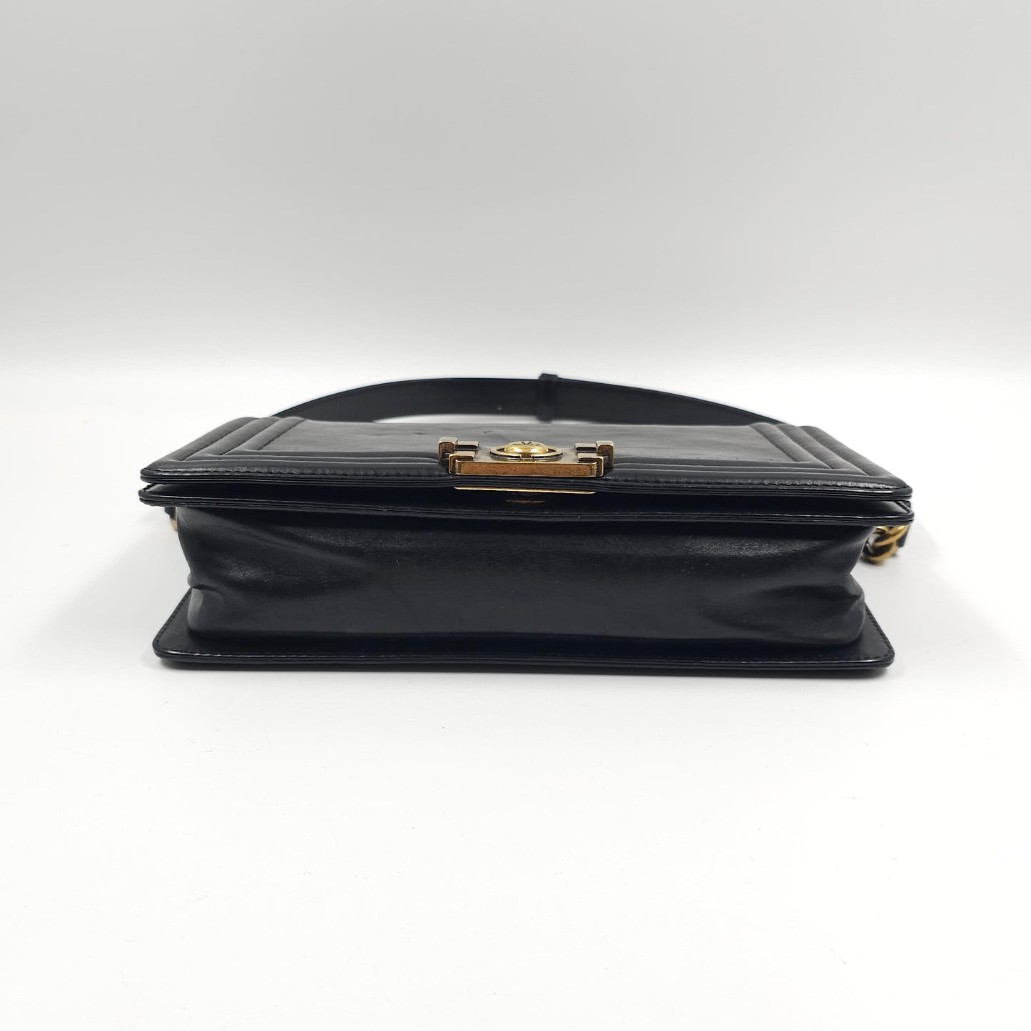 Chanel Black Lambskin Medium LeBoy Flap bag TWS