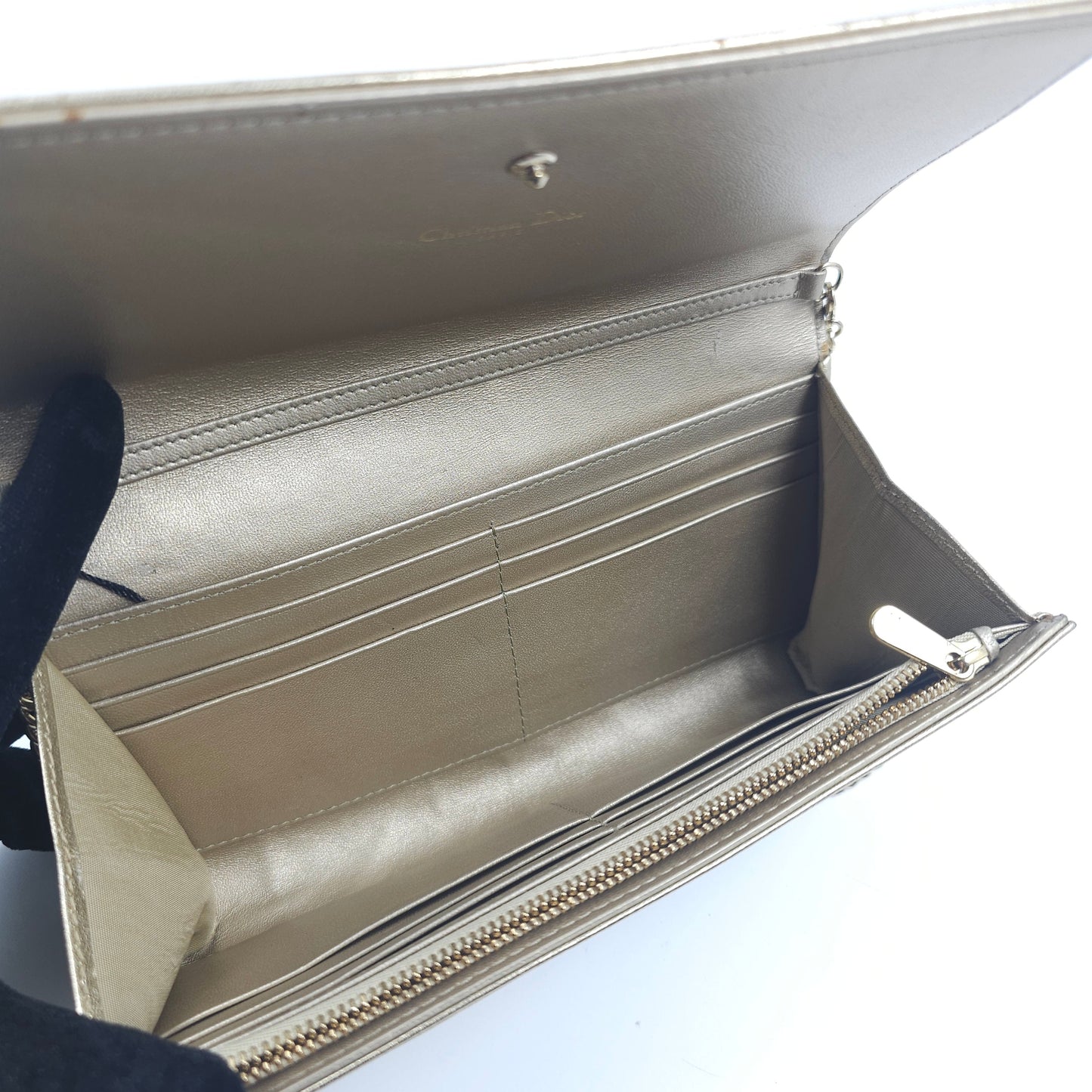 Christian Dior Diorama Croisière patent leather Wallet on Chain TWS