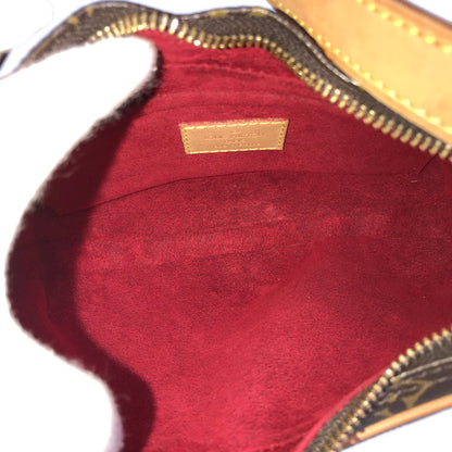 LOUIS VUITTON Monogram Pochette Croissant Shoulder Bag