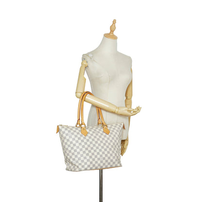LOUIS VUITTON Damier Azur Saleya PM Handbag