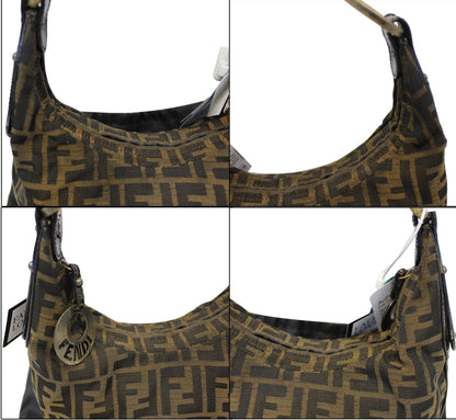 FENDI Zucca Monogram Hobo Bag