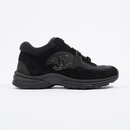 Chanel CC Runner Black Canvas EU 37 UK 4