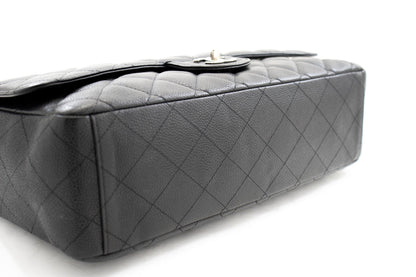 Chanel Flap Leather Black Shoulder Bag 6