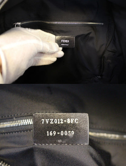 FENDI Black Large Monster Eyes Backpack Bag