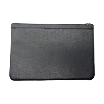 Gucci Vintage Black Leather Portfolio