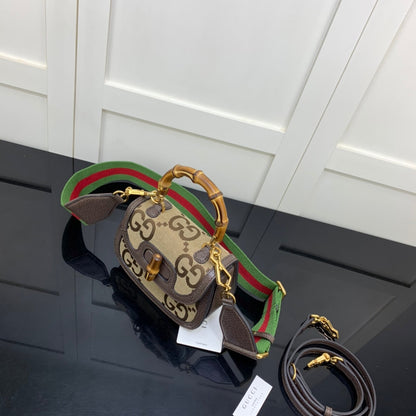 BOLSA GUCCI BAMBOO 1947 PEQUENA