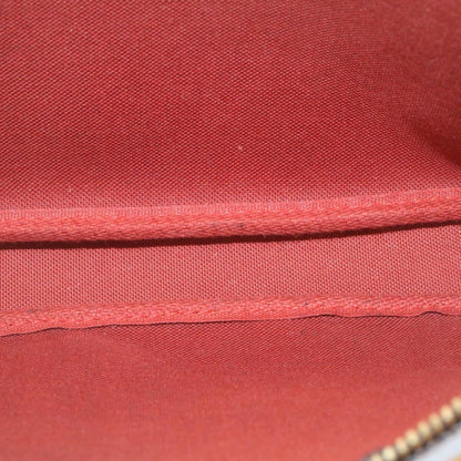 LOUIS VUITTON Damier Ebene Pochette 100th Accessoires Pouch N41206 Auth 25208A