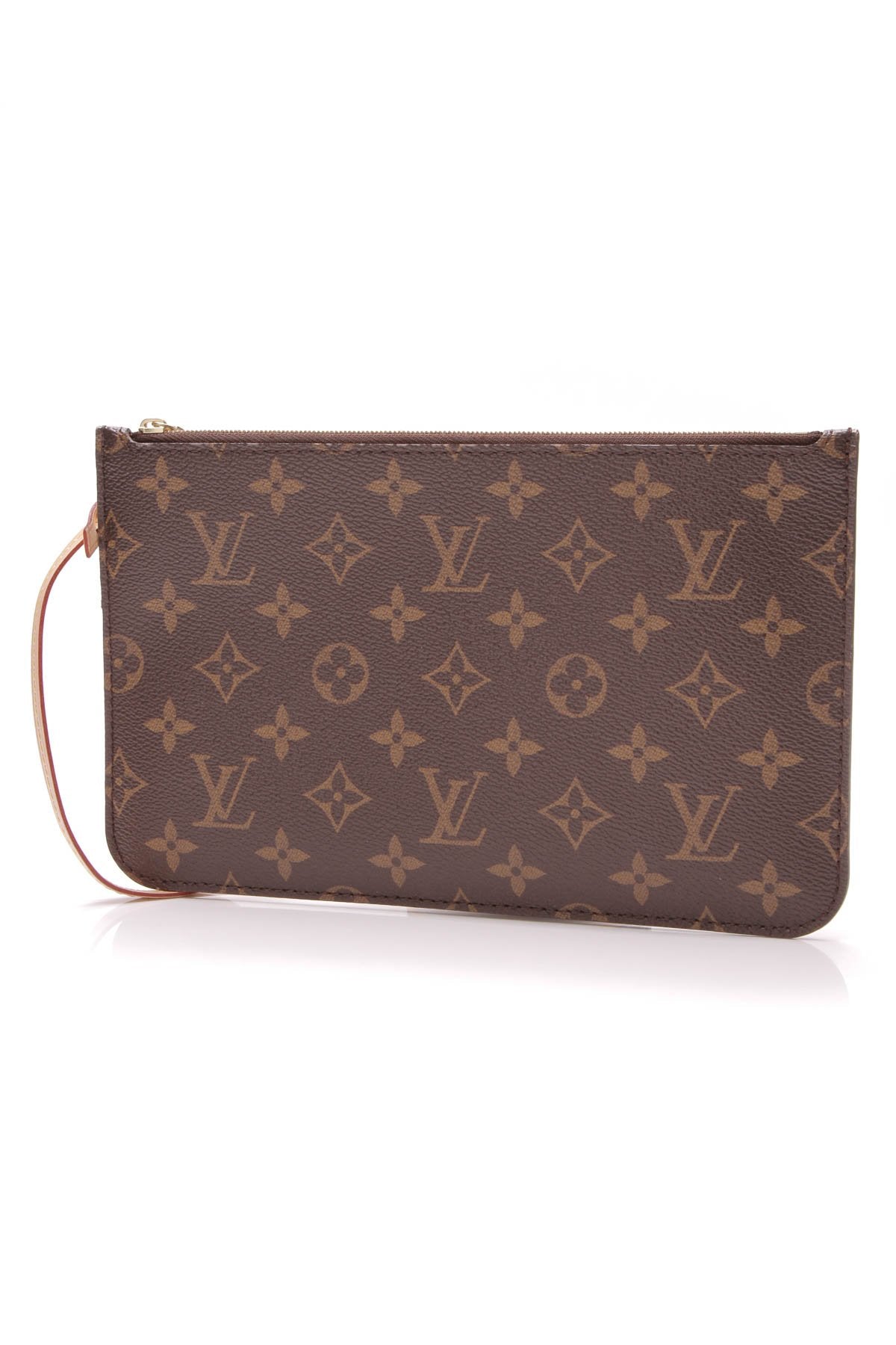 Louis Vuitton Neverfull Pouch Wristlet - Monogram