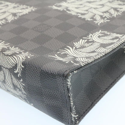 LOUIS VUITTON Damier Graphite Pochette Voyage Clutch Bag N61234 LV Auth 27628A