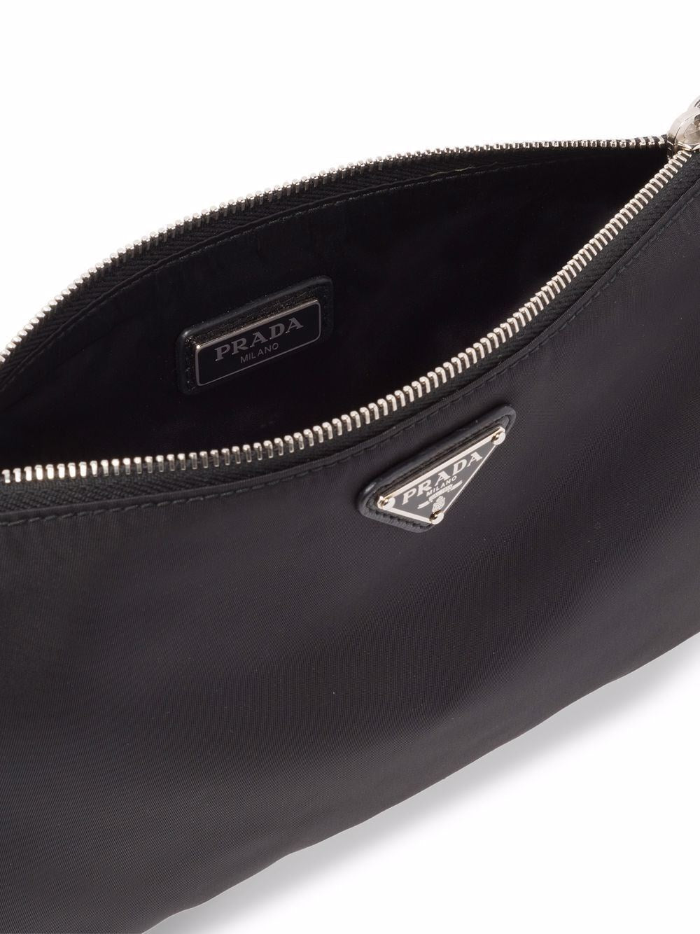 Prada Men Re-Nylon And Saffiano Leather Pouch