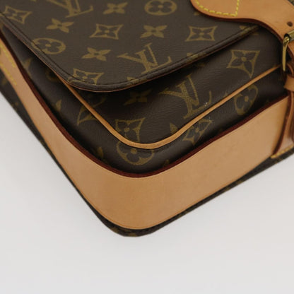 LOUIS VUITTON Monogram Cartouchiere GM Shoulder Bag M51252 LV Auth 28615