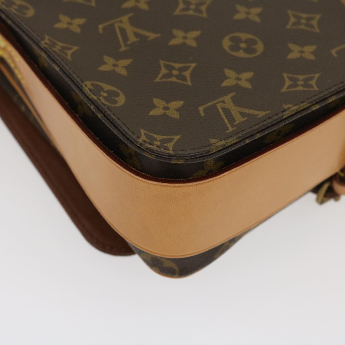 LOUIS VUITTON Monogram Cartouchiere GM Shoulder Bag M51252 LV Auth 28615