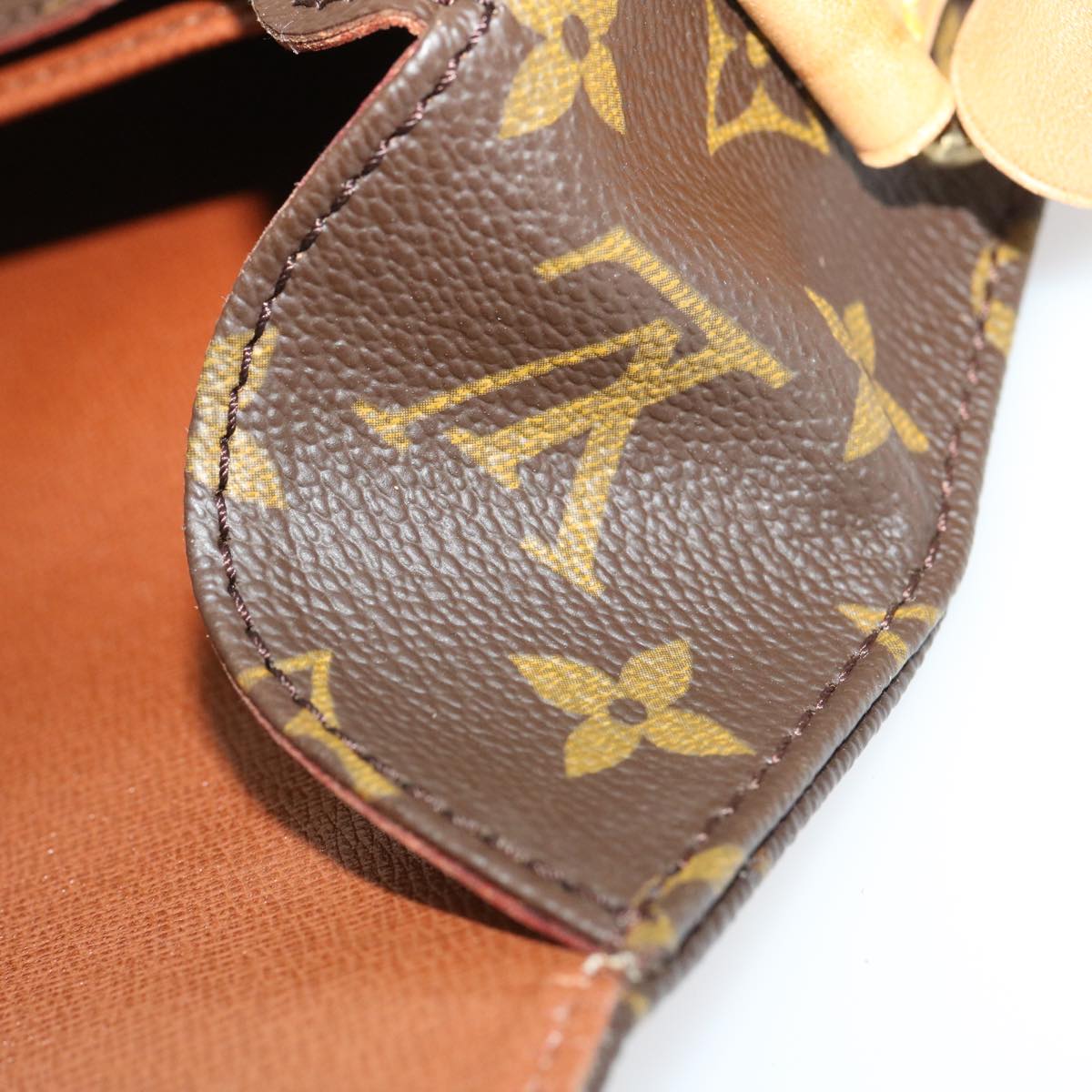 LOUIS VUITTON Monogram Cartouchiere GM Shoulder Bag M51252 LV Auth 28615