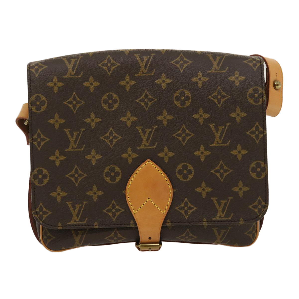 LOUIS VUITTON Monogram Cartouchiere GM Shoulder Bag M51252 LV Auth 28615