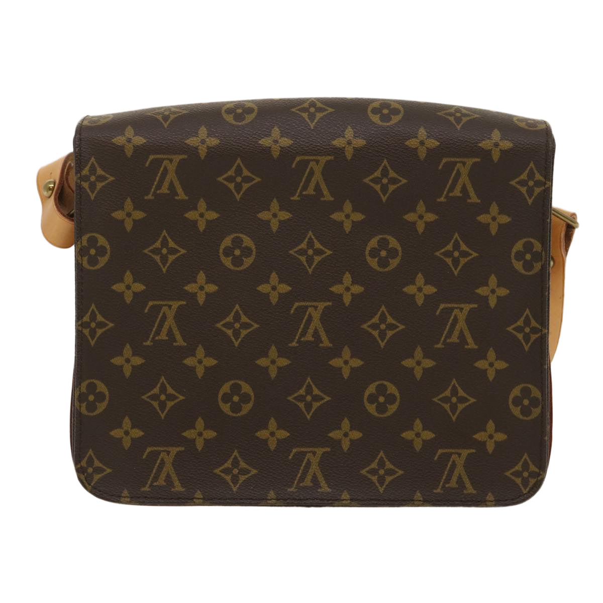 LOUIS VUITTON Monogram Cartouchiere GM Shoulder Bag M51252 LV Auth 28615