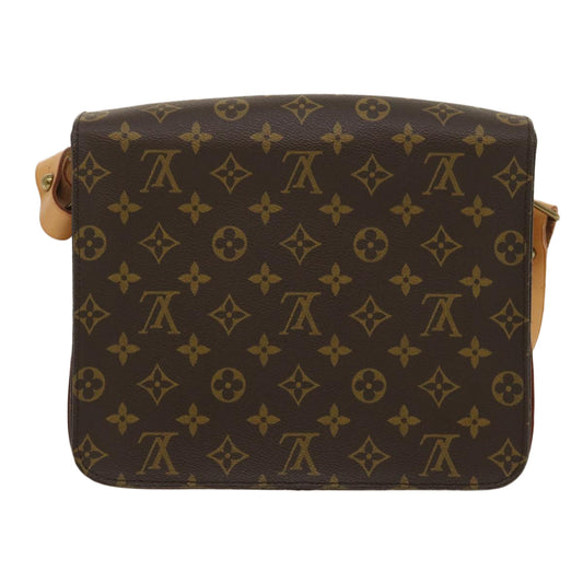 LOUIS VUITTON Monogram Cartouchiere GM Shoulder Bag M51252 LV Auth 28615