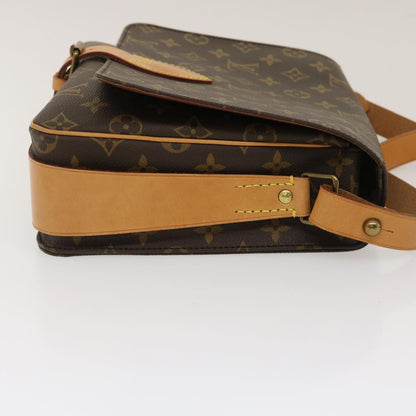 LOUIS VUITTON Monogram Cartouchiere GM Shoulder Bag M51252 LV Auth 28615