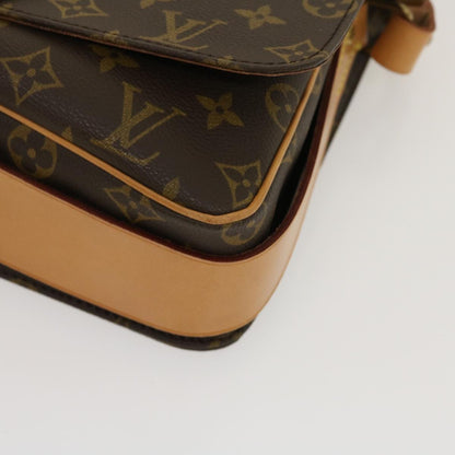 LOUIS VUITTON Monogram Cartouchiere GM Shoulder Bag M51252 LV Auth 28615