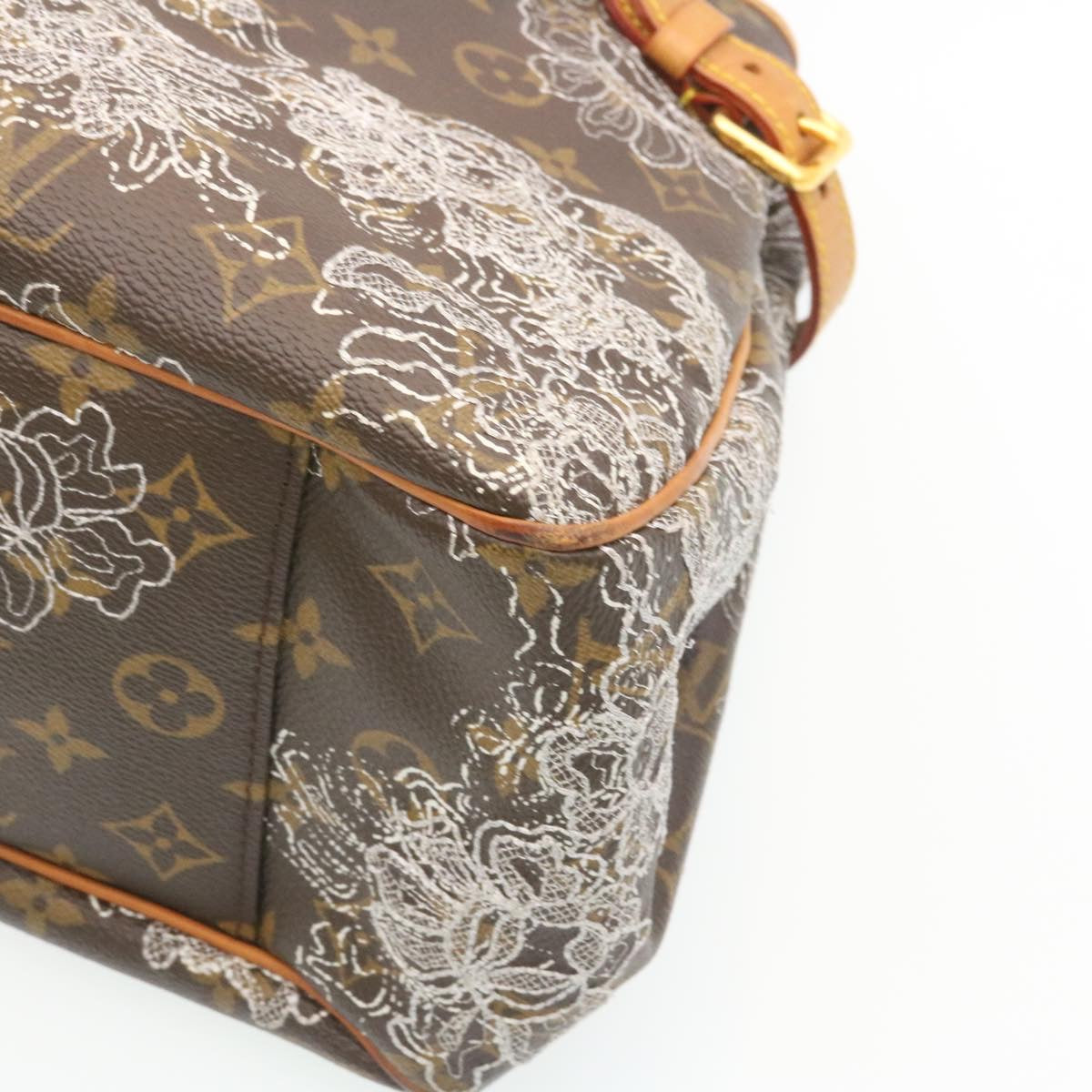 LOUIS VUITTON MonogramDentelle Batignolles Horizontal Tote Bag M95400 Auth 28683
