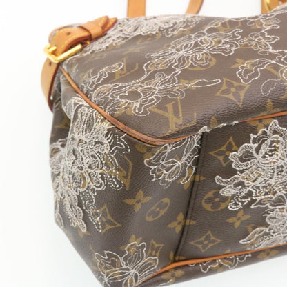 LOUIS VUITTON MonogramDentelle Batignolles Horizontal Tote Bag M95400 Auth 28683