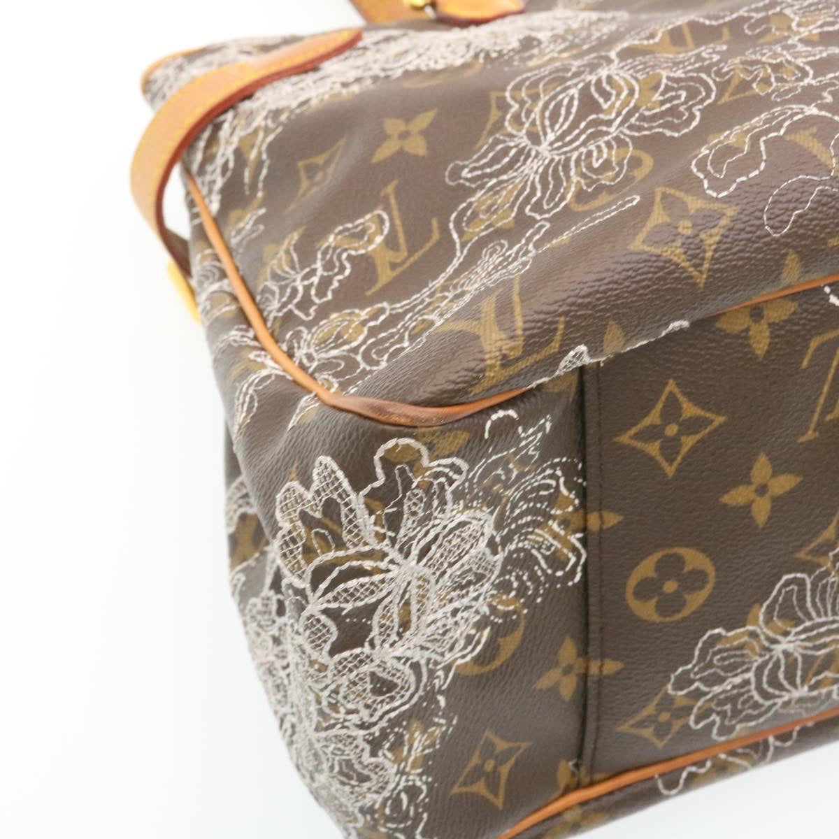 LOUIS VUITTON MonogramDentelle Batignolles Horizontal Tote Bag M95400 Auth 28683