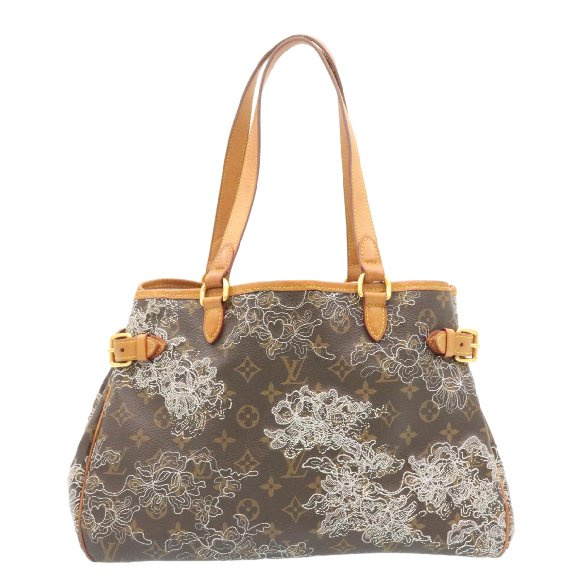 LOUIS VUITTON MonogramDentelle Batignolles Horizontal Tote Bag M95400 Auth 28683