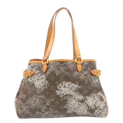 LOUIS VUITTON MonogramDentelle Batignolles Horizontal Tote Bag M95400 Auth 28683