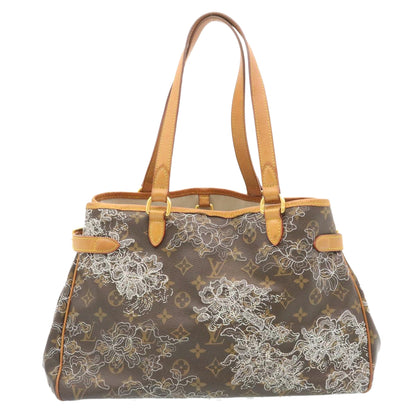 LOUIS VUITTON MonogramDentelle Batignolles Horizontal Tote Bag M95400 Auth 28683