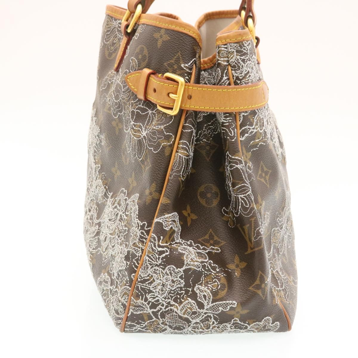 LOUIS VUITTON MonogramDentelle Batignolles Horizontal Tote Bag M95400 Auth 28683