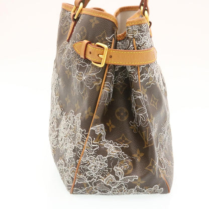LOUIS VUITTON MonogramDentelle Batignolles Horizontal Tote Bag M95400 Auth 28683