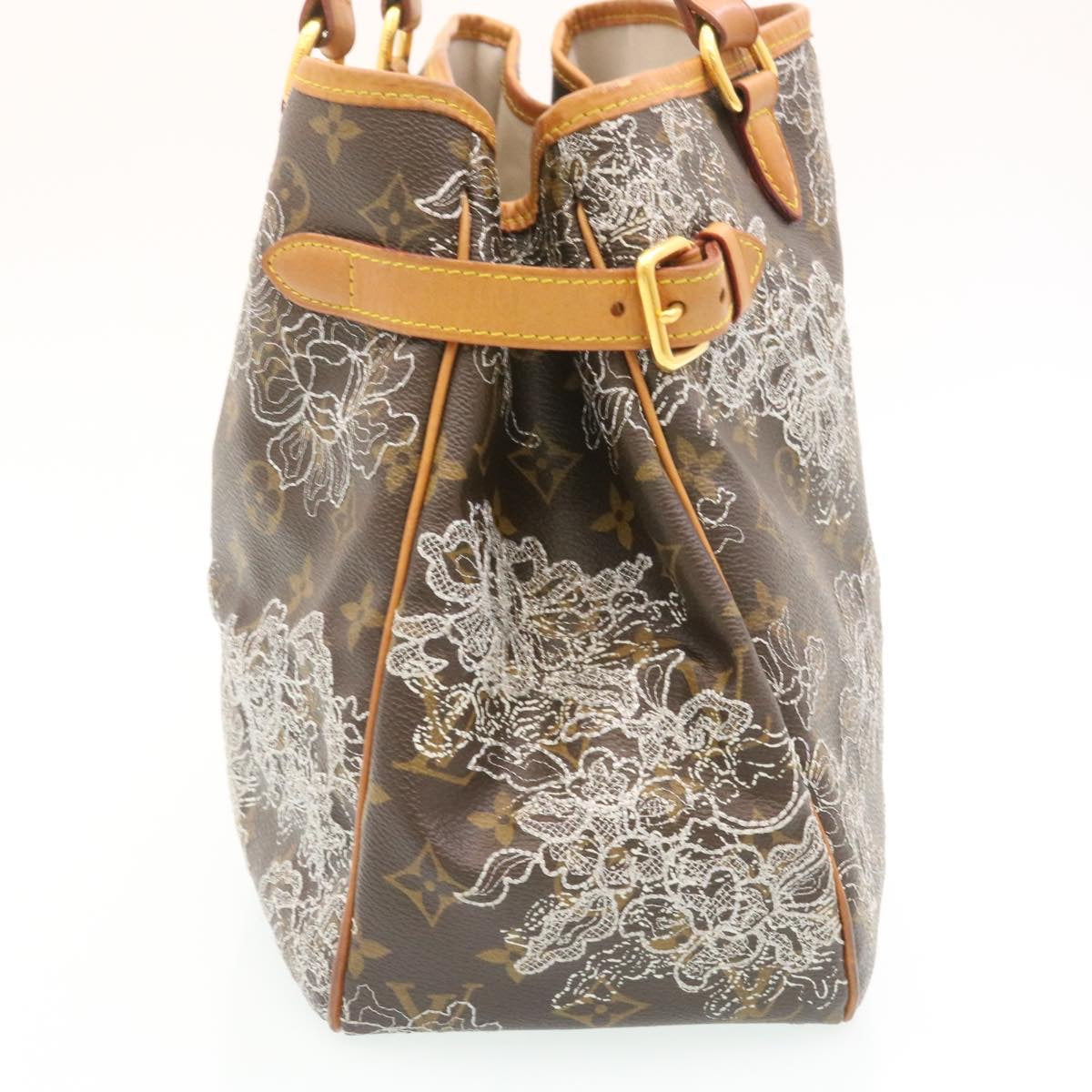 LOUIS VUITTON MonogramDentelle Batignolles Horizontal Tote Bag M95400 Auth 28683