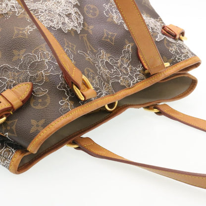 LOUIS VUITTON MonogramDentelle Batignolles Horizontal Tote Bag M95400 Auth 28683