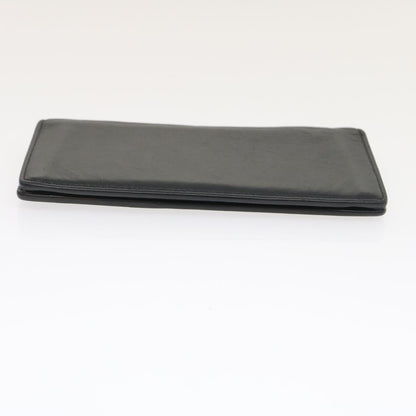 LOUIS VUITTON Monogram Shadow Portefeuille Brazza Wallet Black N60017 Auth 29752