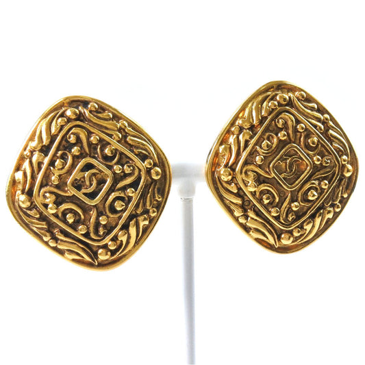 Chanel Chanel Coco Mark Earring   G  French Gold  30g Coco Mark  Earring