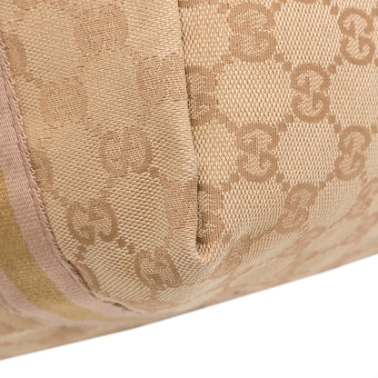 Tan Gucci GG Canvas Jolicoeur Tote