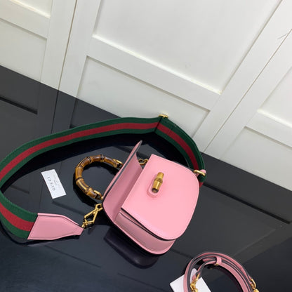 BOLSA GUCCI BAMBOO 1947 PEQUENA 17