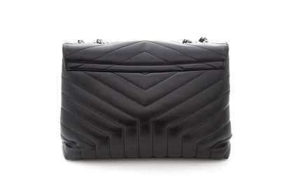 YSL Black Matelasse Calfskin Handbag