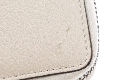 Gucci Cream Logo Printed Wallet