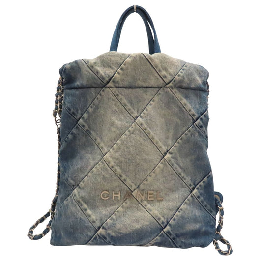 Chanel Chanel 22 Denim Backpack