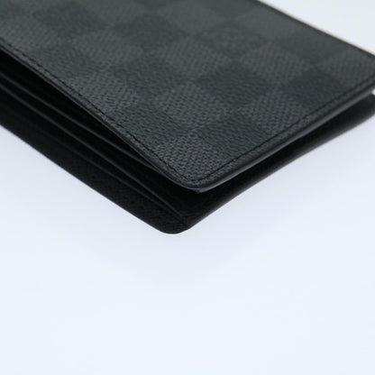 LOUIS VUITTON Damier Graphite Portefeuille Slender Wallet N63261 LV Auth 31031A