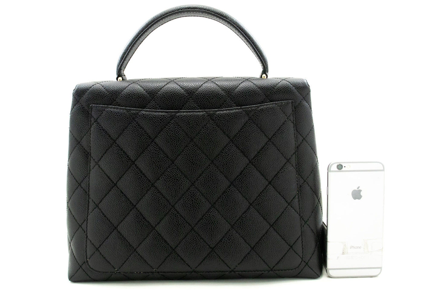 Chanel Kelly Leather Black Shoulder Bag 4