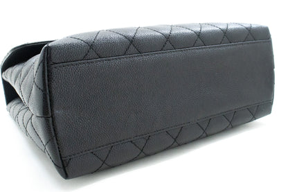 Chanel Kelly Leather Black Shoulder Bag 4