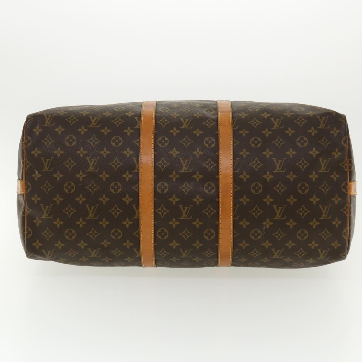LOUIS VUITTON Monogram Keepall Bandouliere 55 Boston Bag M41414 LV Auth 32935